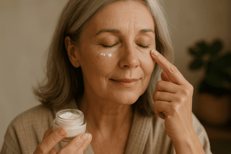 Como Hidratar a Área dos Olhos com Ingredientes Naturais e Seguros para Peles Maduras Acima dos 40